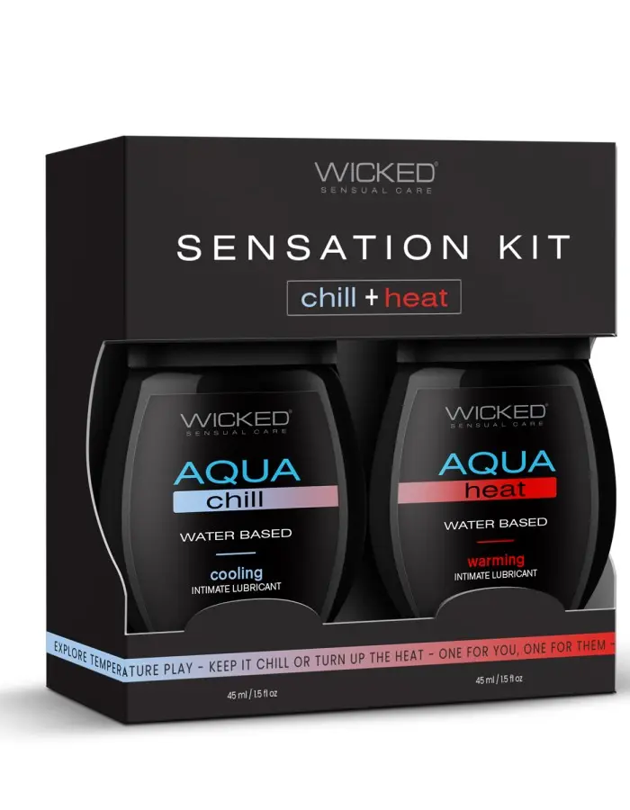 Sensation Kit Cooling and Warming Intimate Lubricants 1.5 Fl Oz
