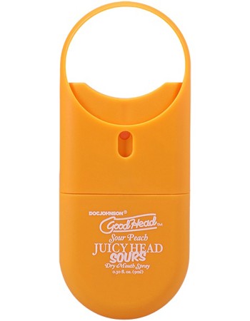 Goodhead Juicyhead Dry Mouth Spray to Go - Sour Peach .30 Oz