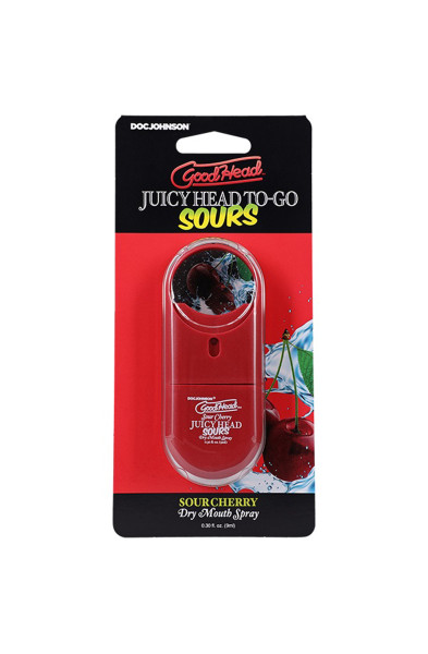 Goodhead Juicyhead Dry Mouth Spray to Go - Sour Cherry .30 Oz