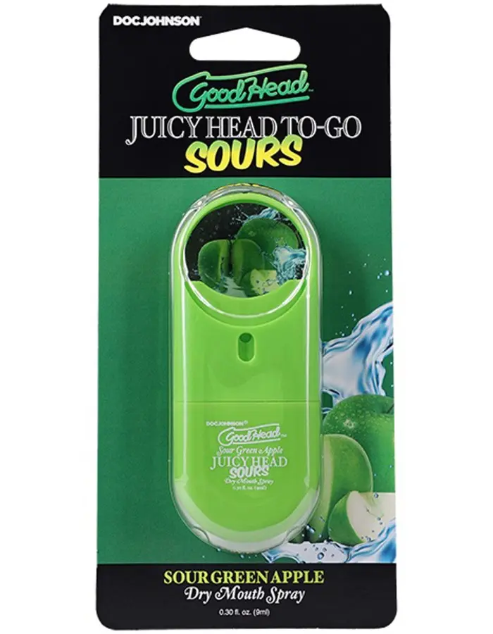 Goodhead Juicyhead Dry Mouth Spray to Go - Sour Green Apple .30 Oz