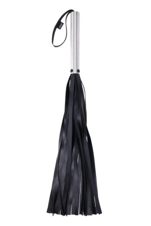 Edge Flogger - Black / Silver