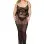 Midi Garter Chemise and Gstring 1x - Black