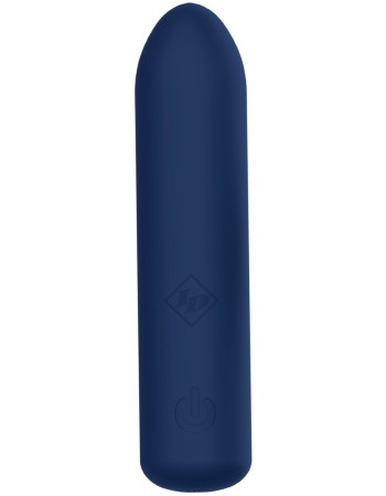 Make Me Quiver Silicone Bullet Massager - Blue