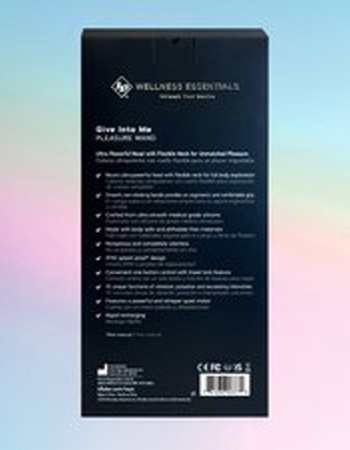 Give Into Me Pleasure Wand - Blue