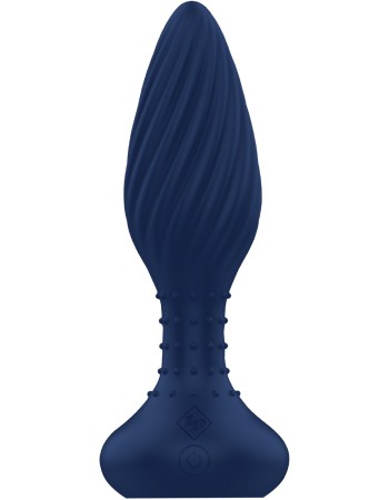 Maxrim Remote Control Rimming Plug - Blue