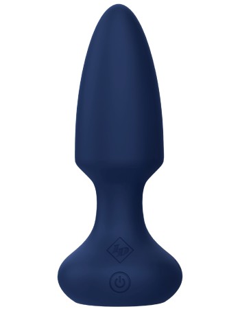 Booty Buzzer Remote Control Vibrating Plug - Blue