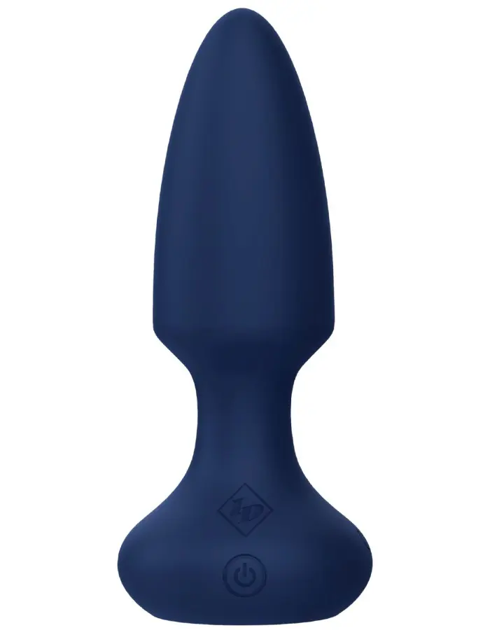 Booty Buzzer Remote Control Vibrating Plug - Blue