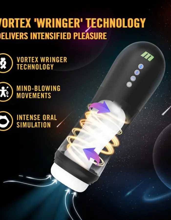 Quantumx Triple Action Automatic Stroker - Black