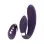 Jeni C-Shaped Dual Motor Vibe With Remote - Purple