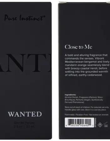 Pure Instinct Pheromone Eau De Parfum Wanted 2oz 60ml