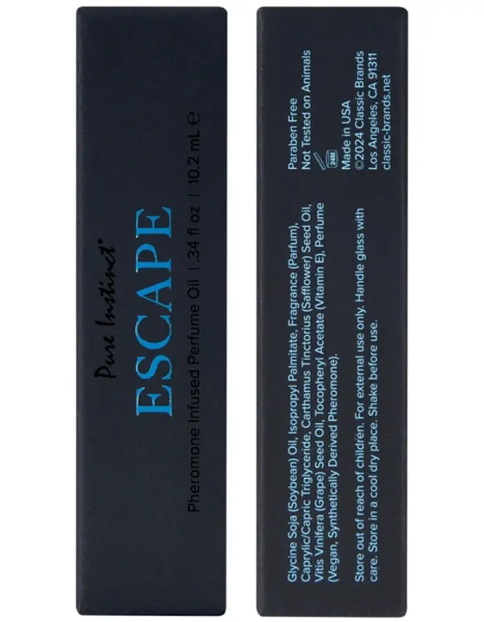 Pure Instinct Pheromone Perfume Oil Escape 10ml 0.34oz