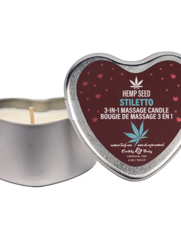 Hemp Seed 3 in 1 Massage Candle Stiletto 4.07oz