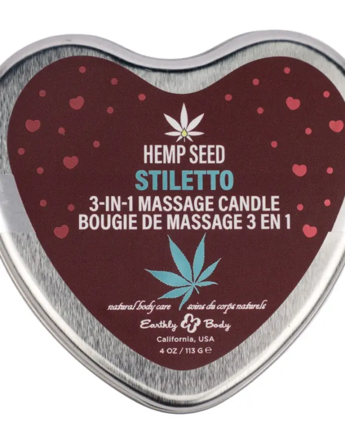 Hemp Seed 3 in 1 Massage Candle Stiletto 4.07oz