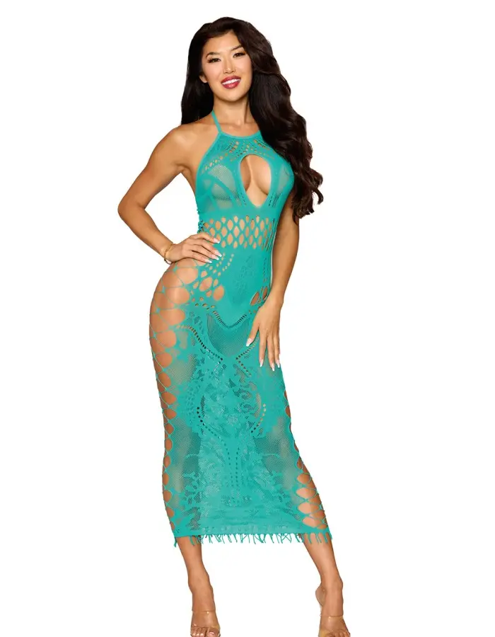 Bodystocking Gown Dmnd - One Size - Agate