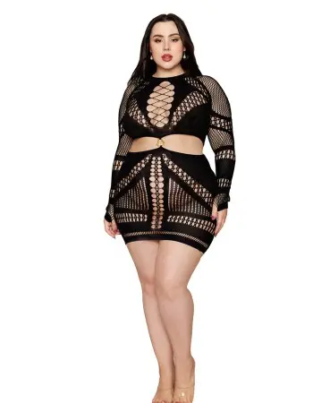 Chemise Dmnd - Queen Size - Black