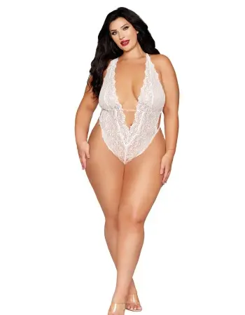 Teddy and Harness Dmnd - Queen Size - White