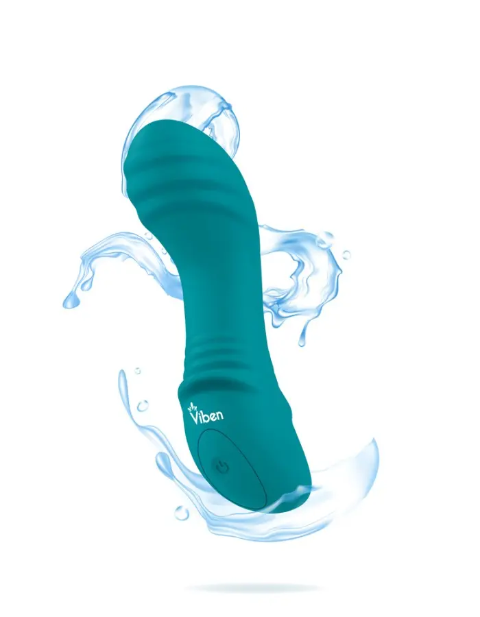 Lalita Mini Pleasure Ridges G-Spot Vibe - Ocean