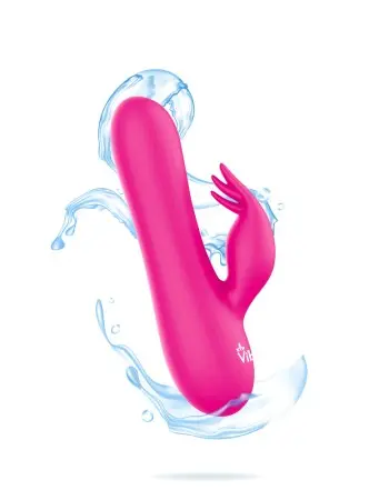 Freyja Mini Triple Ticklers Rabbit Vibe - Hot Pink