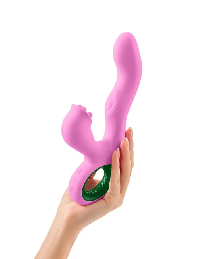 Pallina Triple-Action Rabbit Vibrator - Pink