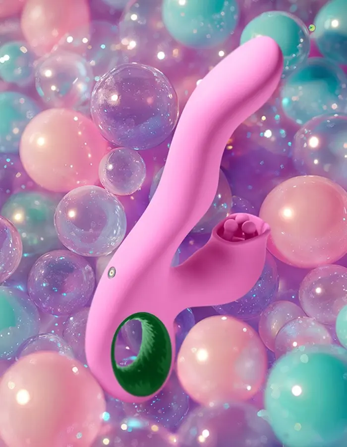 Pallina Triple-Action Rabbit Vibrator - Pink