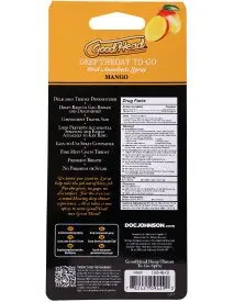 Goodhead Deep Throat Spray to Go Mango .30fl Oz