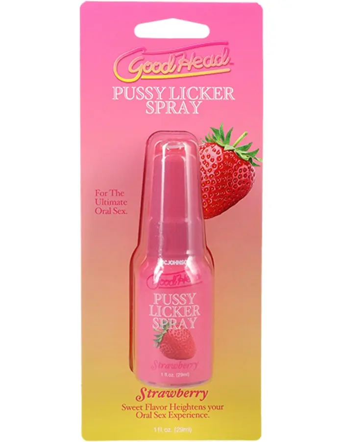 Goodhead Pussy Licker Spray Strawberry 1 Fl Oz