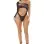 Tap in One Shoulder Teddy - Black - Os