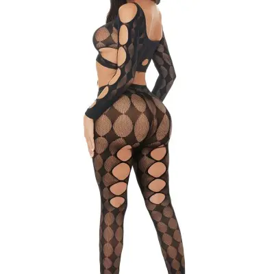 Tongue Twisted Crop Top and Leggings Black - Os