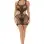 Get Curved Bodystocking Dress Black - Os