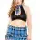 Saucy Schoolgirl Costume - 1x-2x - Blue