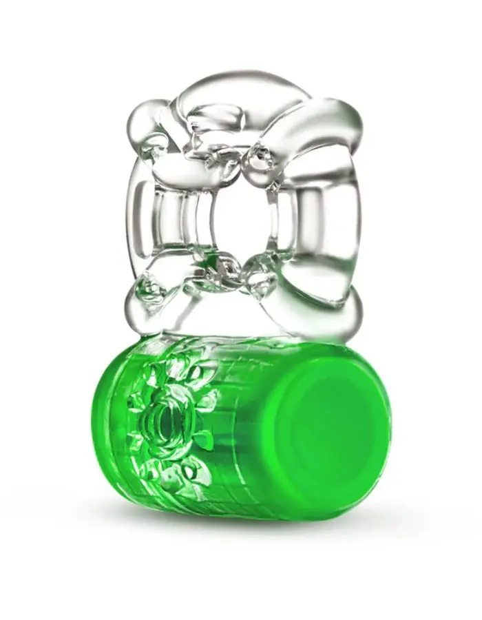 Play With Me Pleaser Rechargeable C-Ring Neon-Green