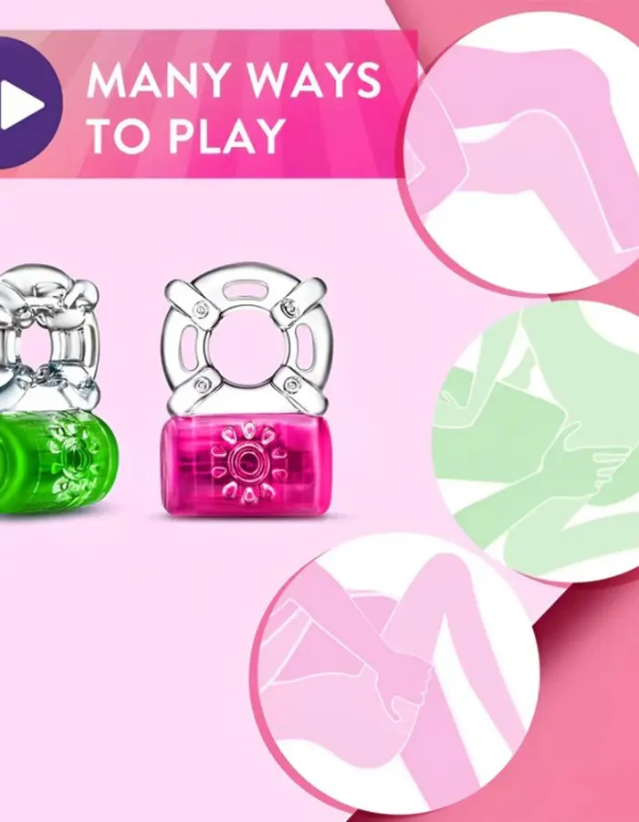 Play With Me Pleaser Rechargeable C-Ring Neon-Green