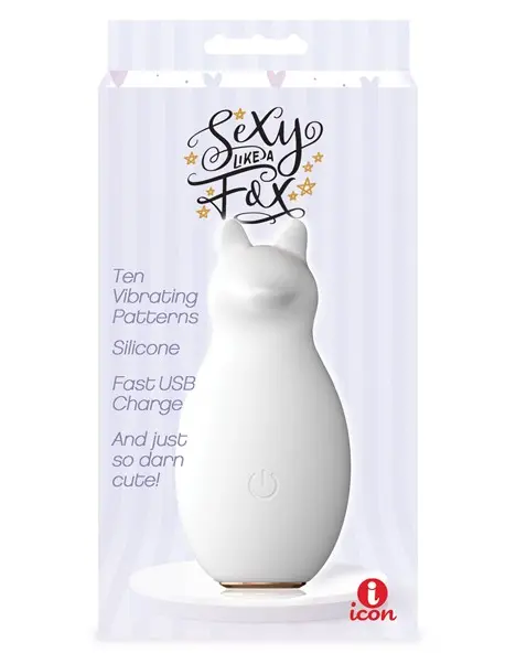 Buzzy Buddies Sexy Like a Fox - White