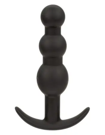 Boundless Vibrating Beaded Plug - Black
