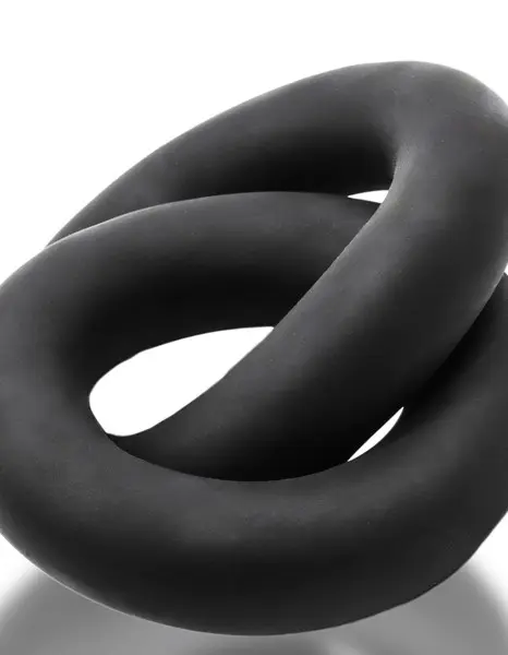 Shackle Double Link'd Cock/ball Rings - Black