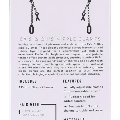 eX's and Oh's Nipple Clamps