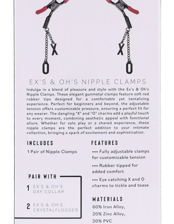 eX's and Oh's Nipple Clamps