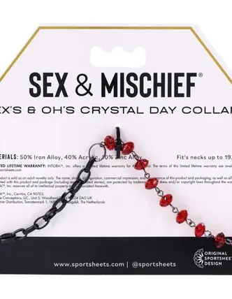 eX's and Oh's Crystal Day Collar