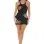 Heart Rate Bodystocking Dress - Black - Os