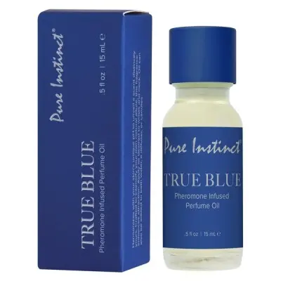 Pure Instinct Pheromone Perfume Oil Original Dropper True Blue 15ml .5fl Oz