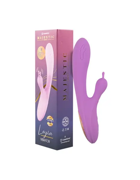 Double Leyla Vibrator - Purple
