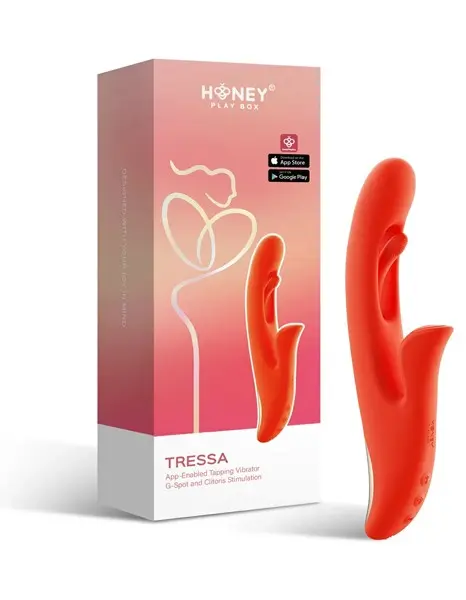 Tressa App-Enabled Tapping Vibrator G-Spot and Clitoral Stimulation