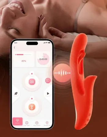 Tressa App-Enabled Tapping Vibrator G-Spot and Clitoral Stimulation