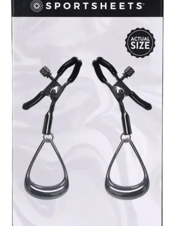 Velvet Noir Tuggable Nipple Clamps