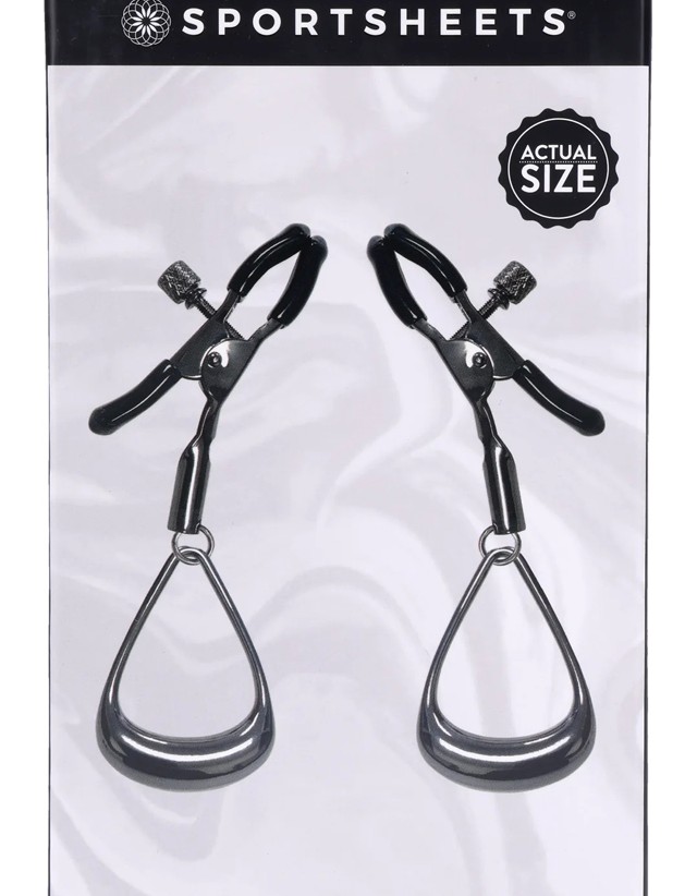 Velvet Noir Tuggable Nipple Clamps