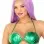 Mermaid Shell Bra Top - Large - Green