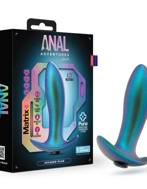 Anal Adventures Matrix - Voyager Plug - Neptune Teal