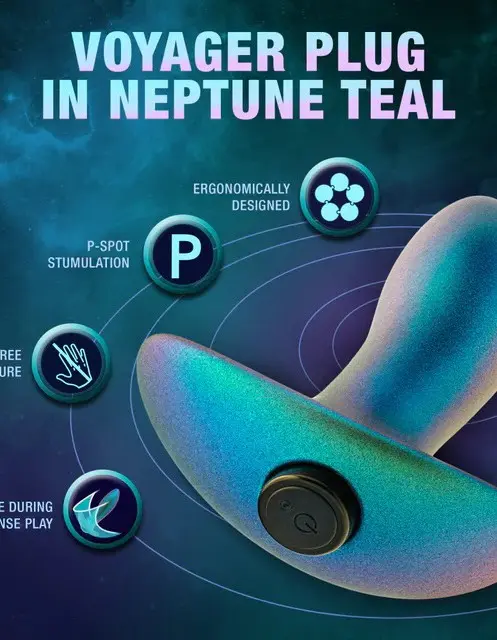 Anal Adventures Matrix - Voyager Plug - Neptune Teal
