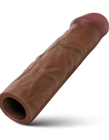 Jock 1.5" Silicone Penis Extension Sleeve - Dark