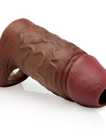 Jock Silicone Penis Extension Sleeve - Dark